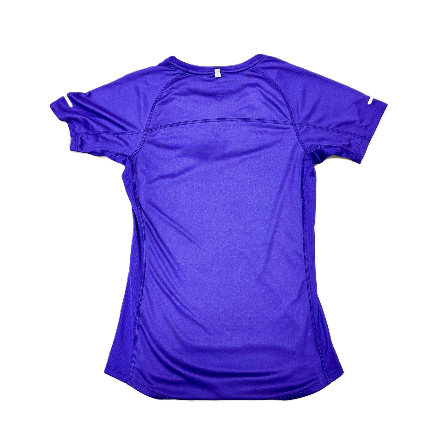 Athletic Top Short Sleeve By Nike In Purple, Size: Xs