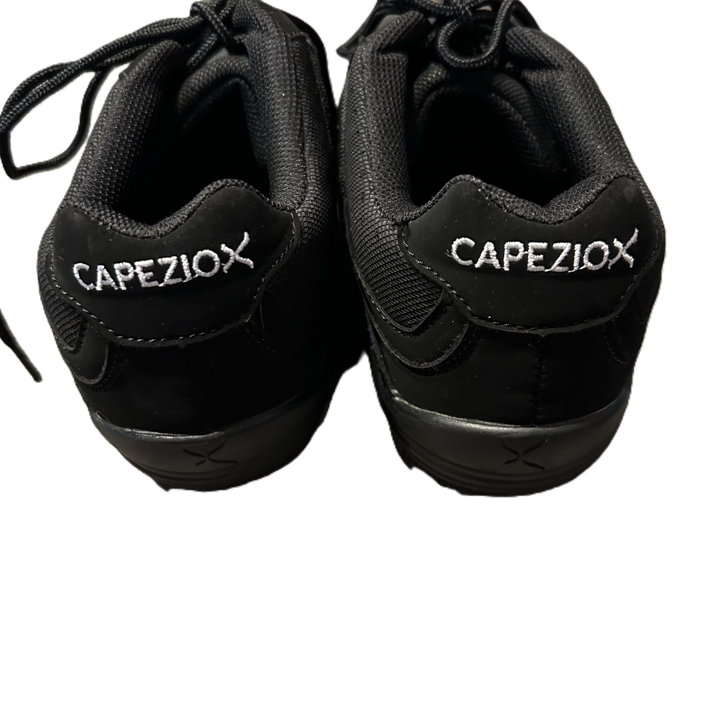 Black Shoes Athletic By Capezio, Size: 9