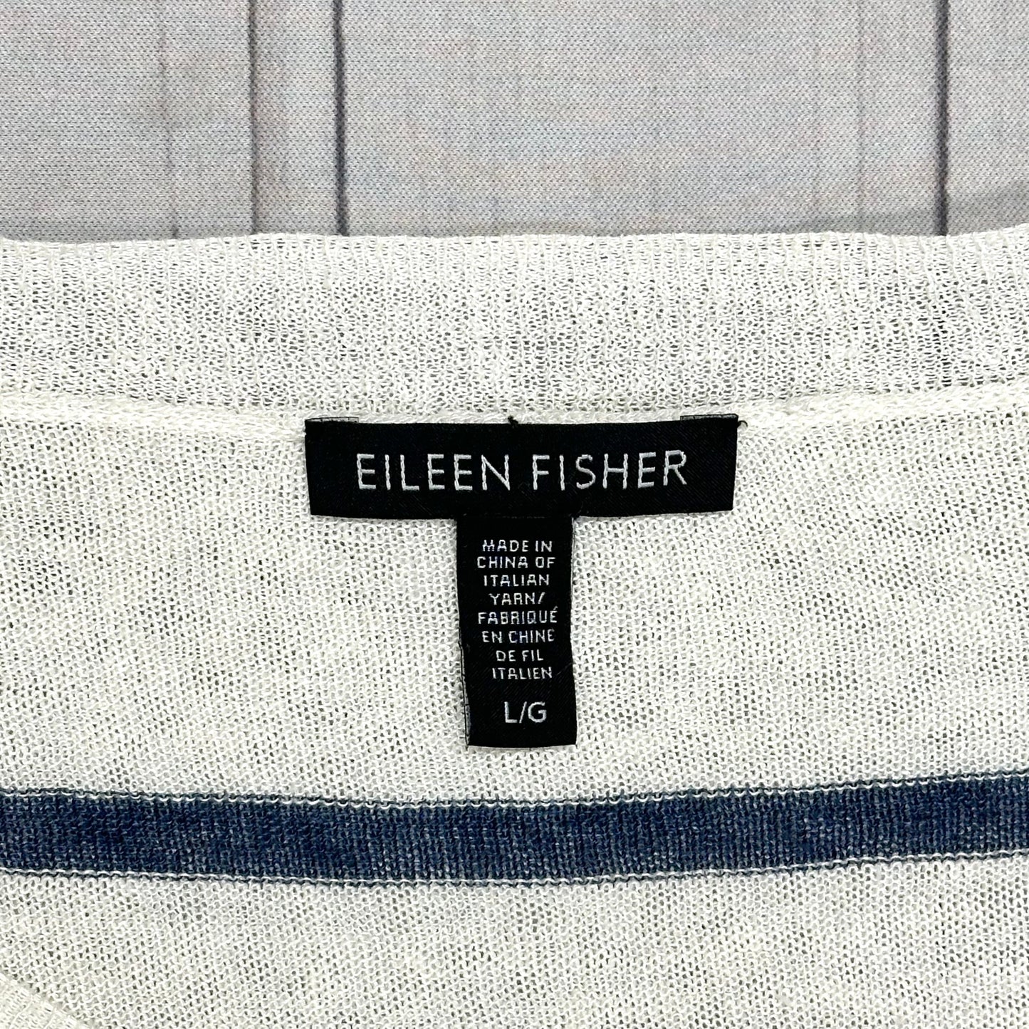 Sweater By Eileen Fisher In Cream, Size: L