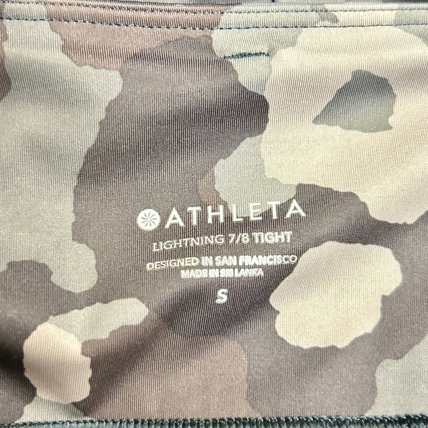 Athletic Leggings By Athleta In Taupe, Size: S