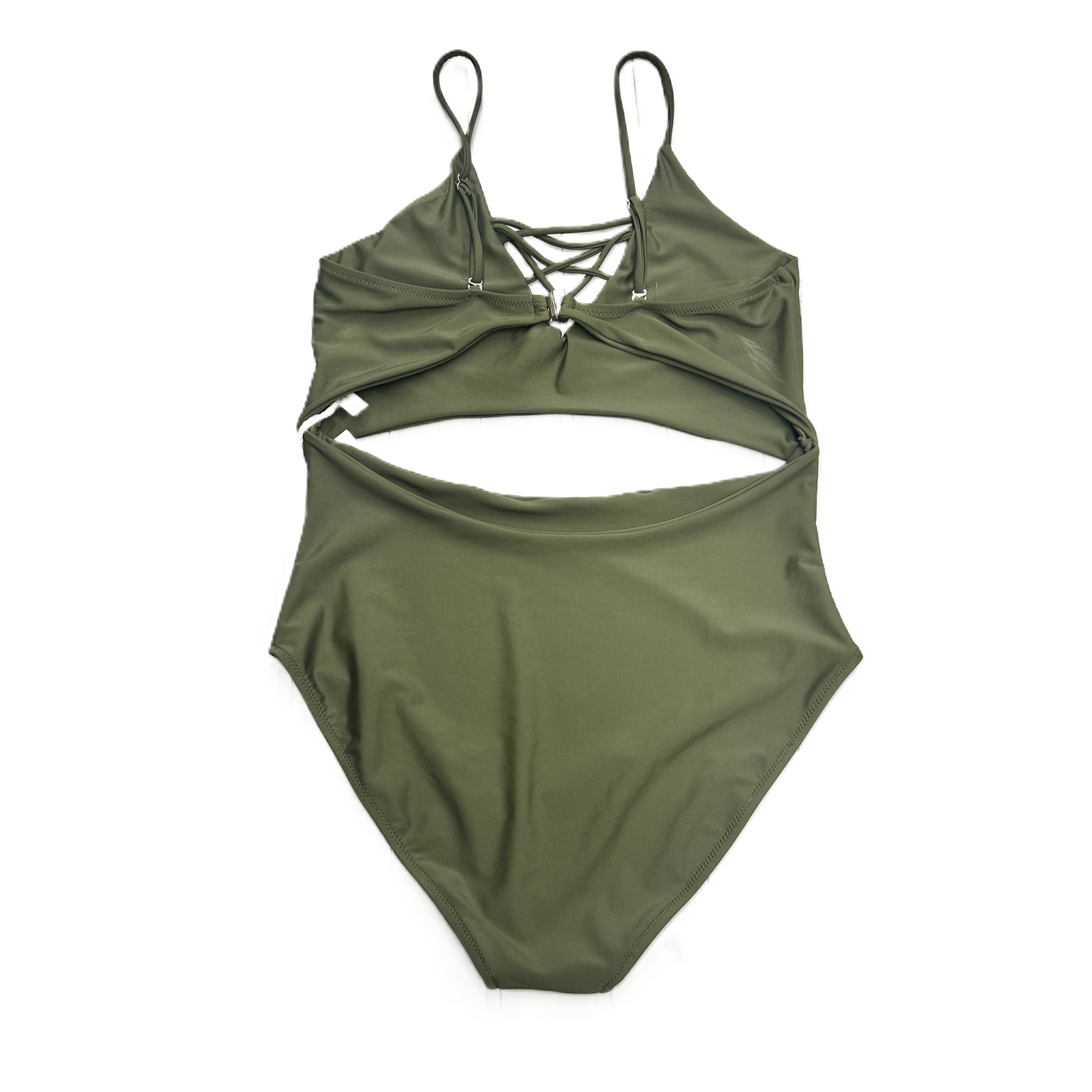 Hunter Green Swimsuit By Cupshe, Size: L