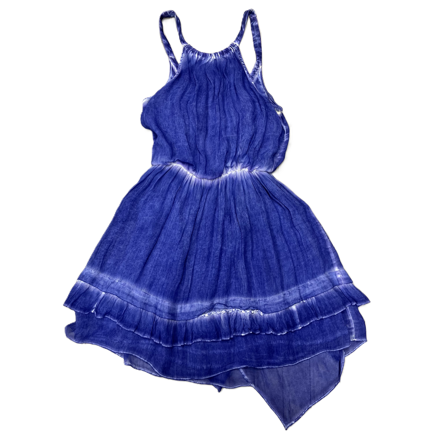 Blue & Purple Dress Casual Short By Free People, Size: Xs