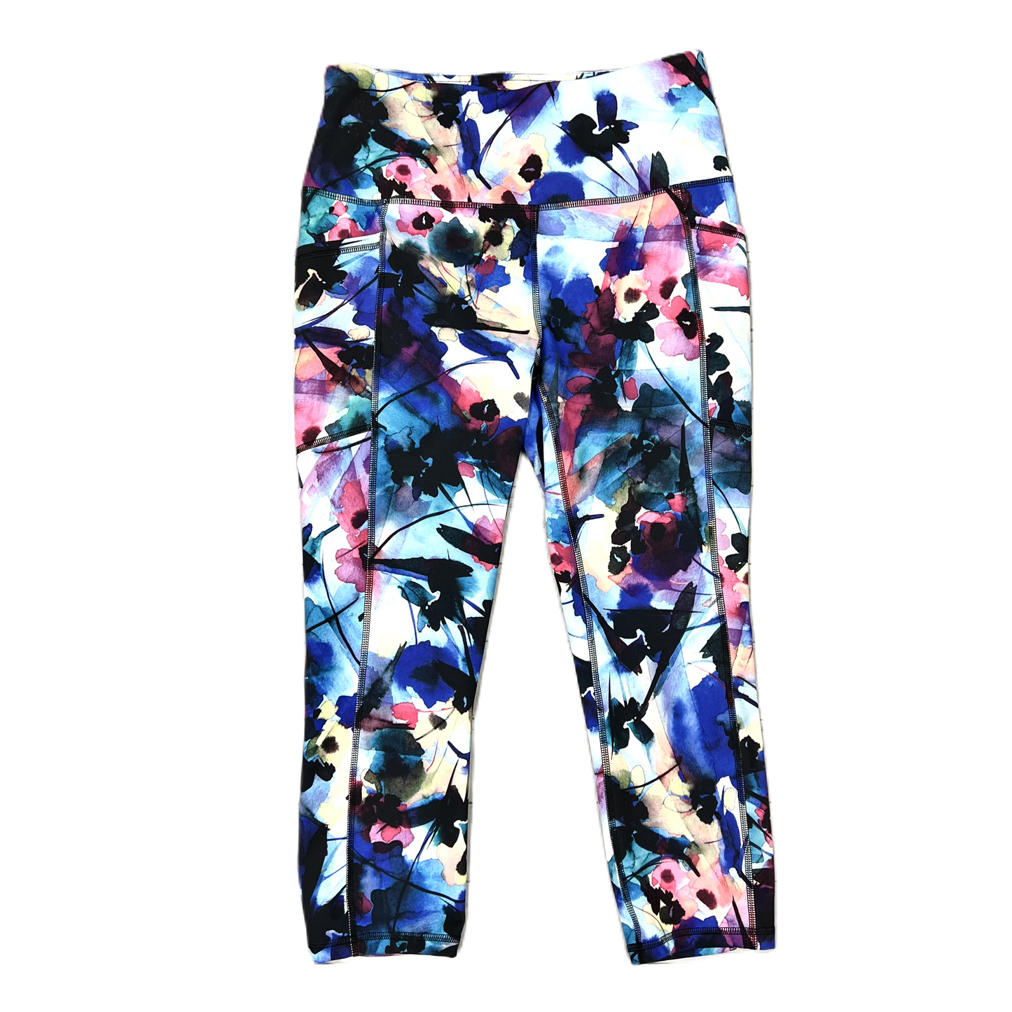 Athletic Capris By Rbx In Multi-colored, Size: M