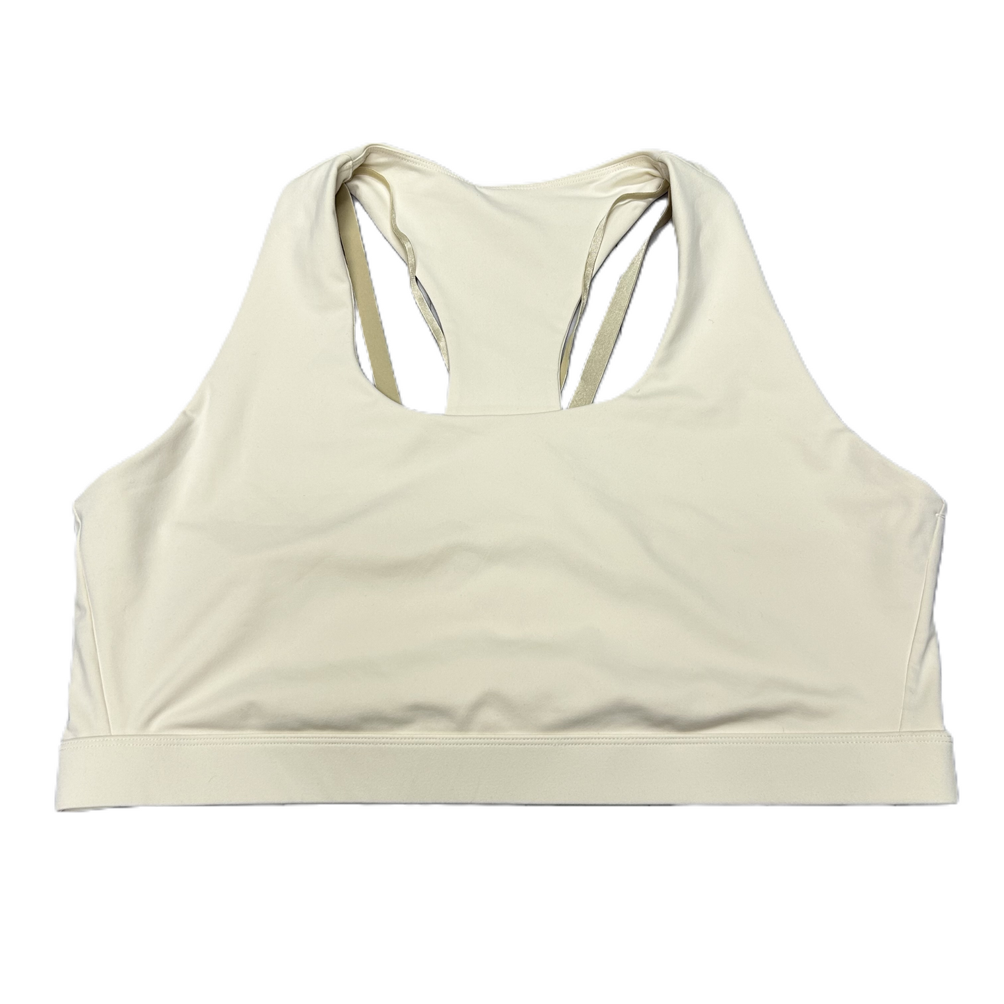 Cream Athletic Bra By Fabletics, Size: 4x