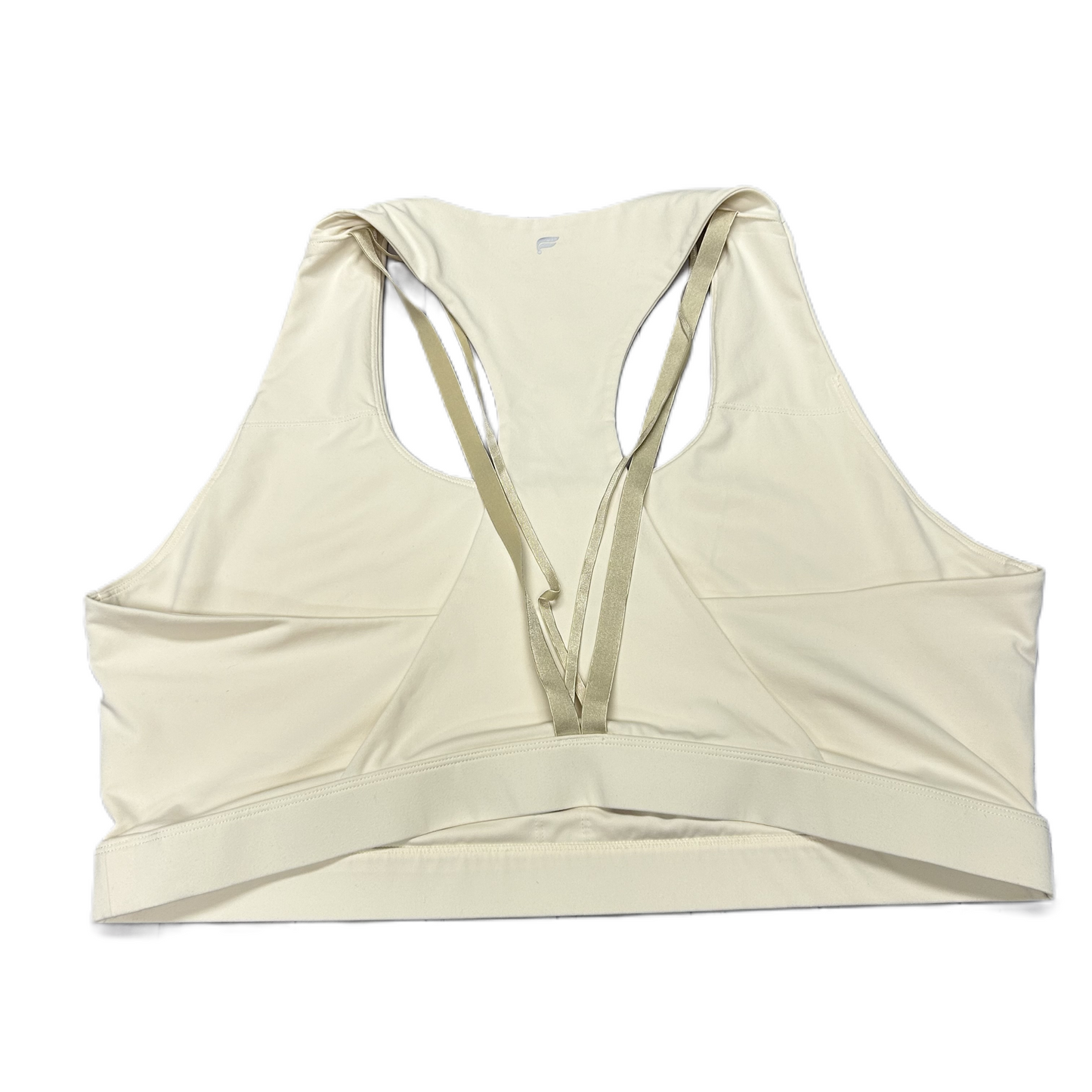 Cream Athletic Bra By Fabletics, Size: 4x