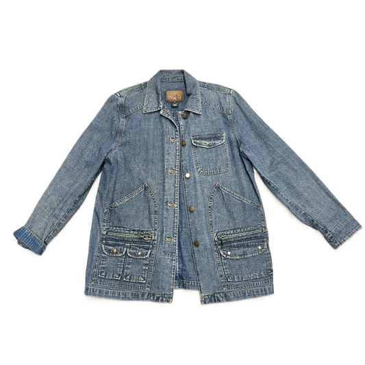 Jacket Denim By Ralph Lauren In Blue Denim, Size: S