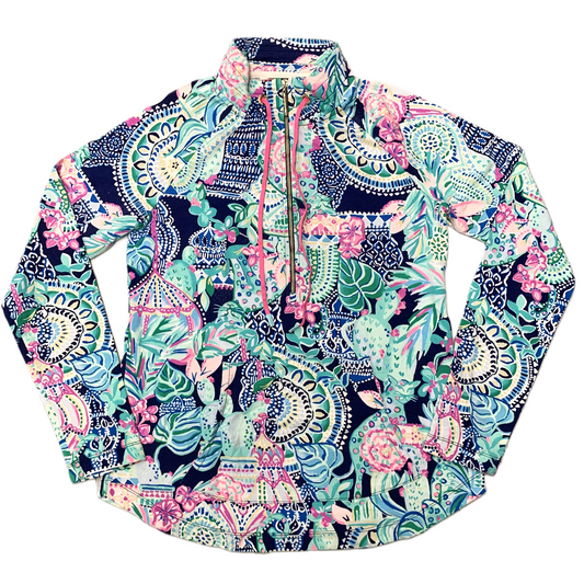 Jacket Designer By Lilly Pulitzer In Blue & Pink, Size: S