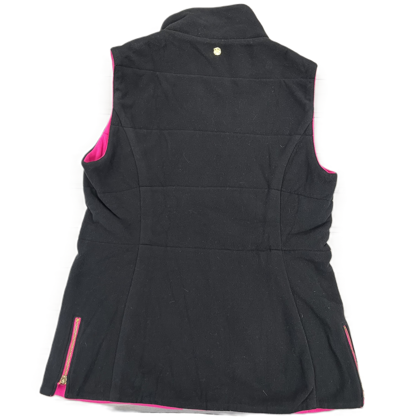 Vest Designer By Lilly Pulitzer In Black & Pink, Size: S