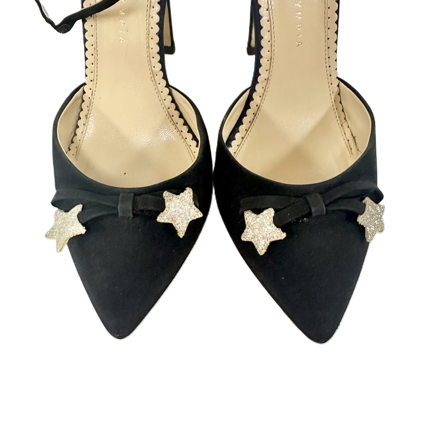 Black Shoes Designer By Charlotte Olympia, Size: 9