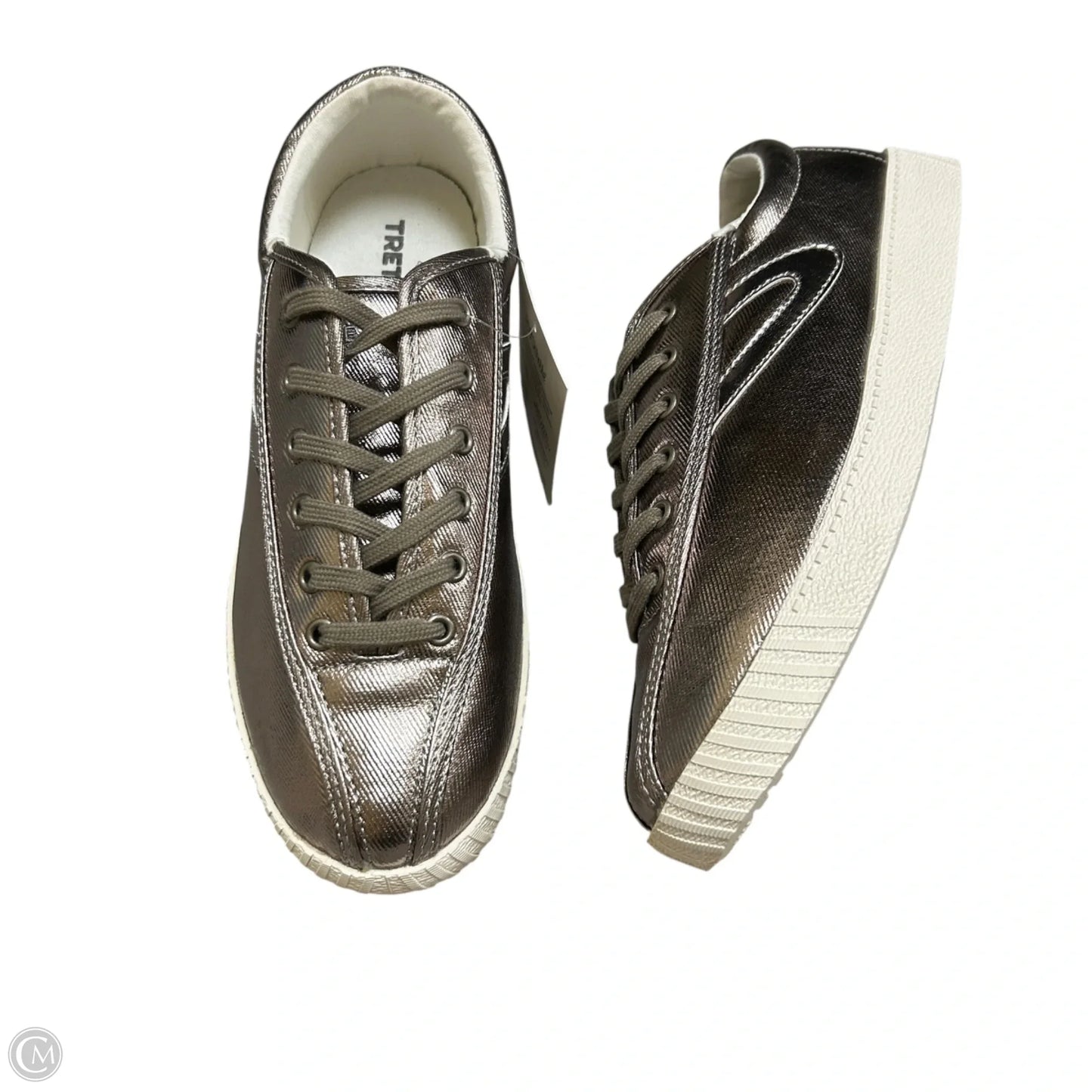 Shoes Sneakers By Tretorn In Silver, Size: 9