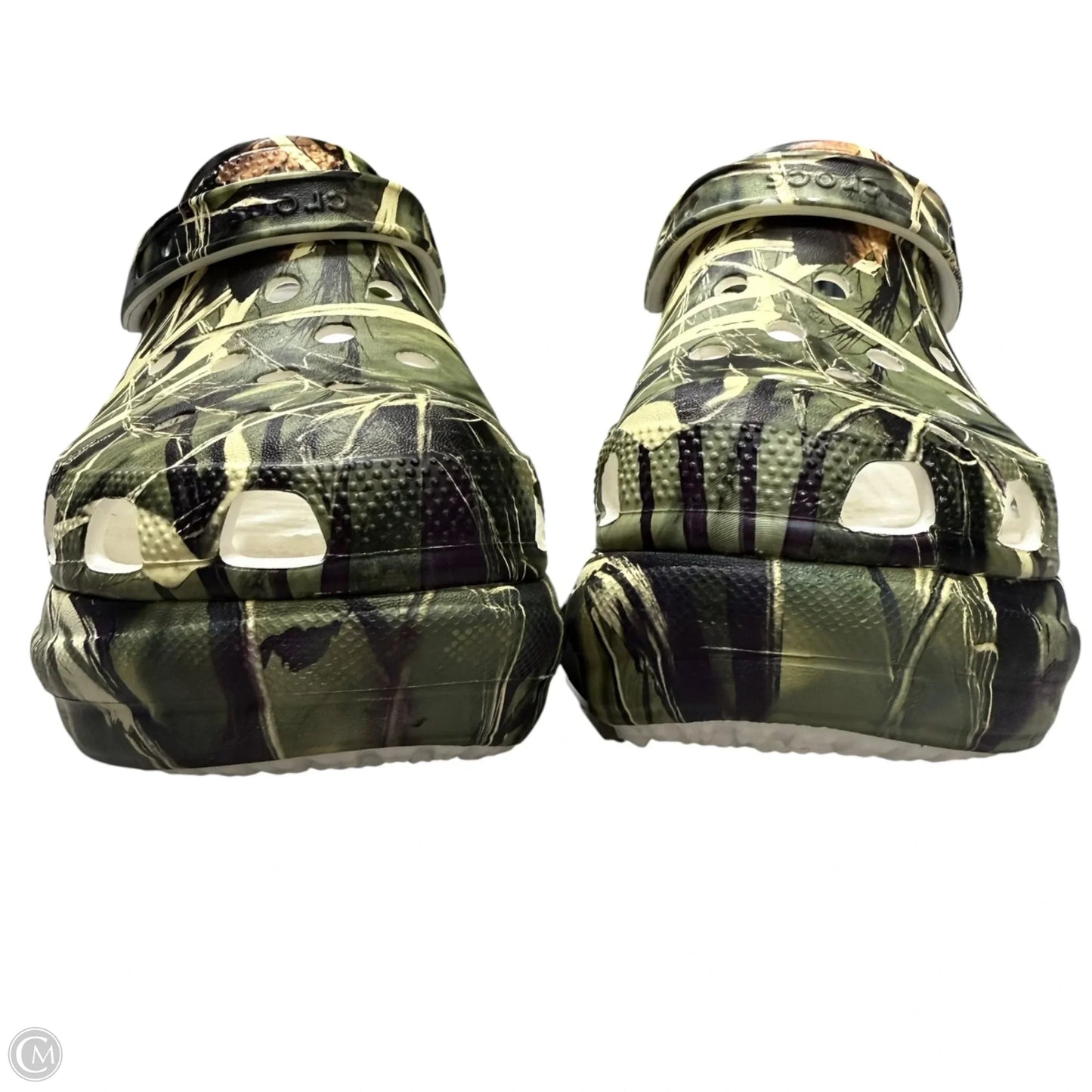Shoes Sneakers Platform By Crocs In Camouflage Print, Size: 9