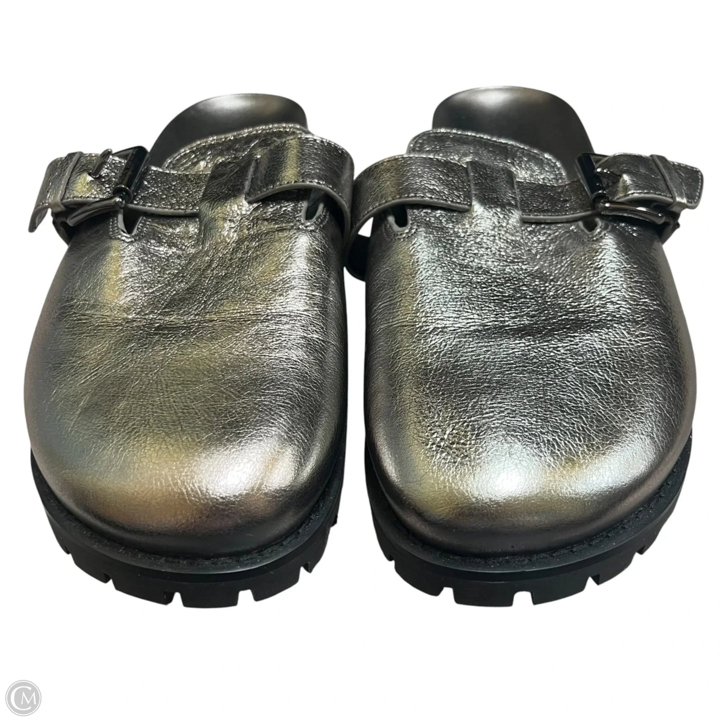 Shoes Flats By Michael By Michael Kors In Silver, Size: 8