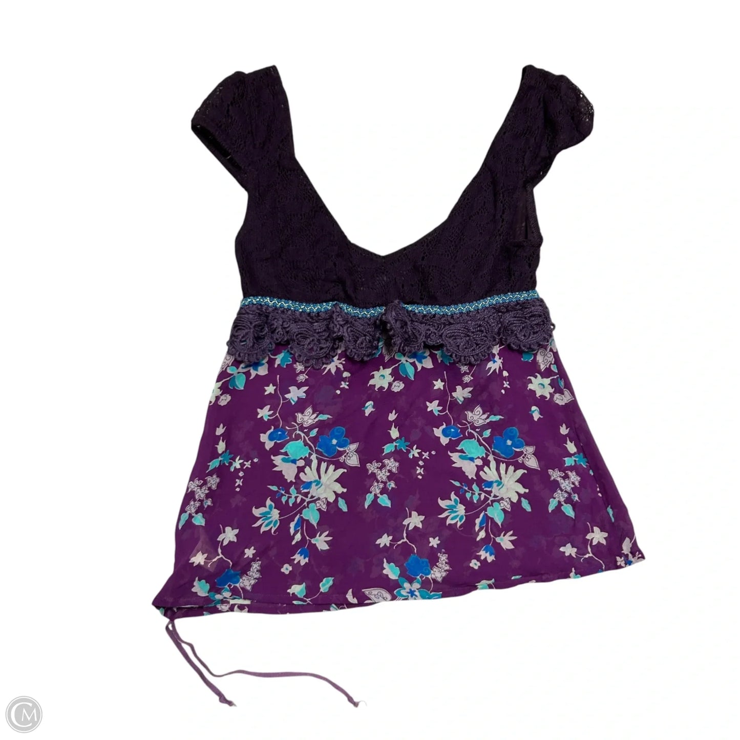 Top Sleeveless By Free People In Purple, Size: 2
