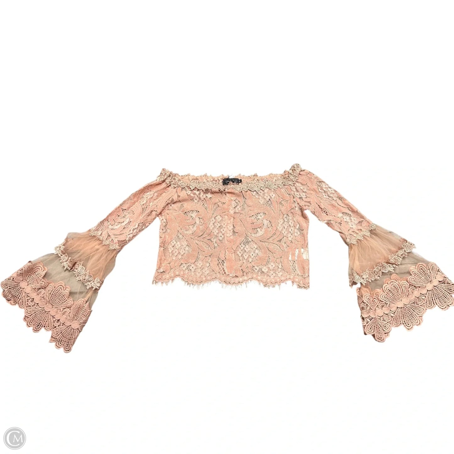 Top 3/4 Sleeve By Blithe In Pink, Size: M