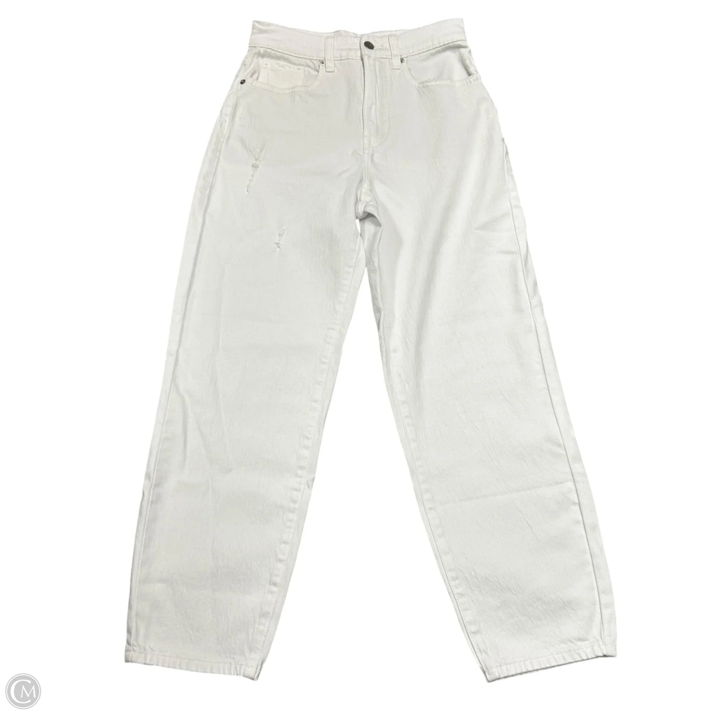 Jeans Straight By Evereve In White, Size: 2