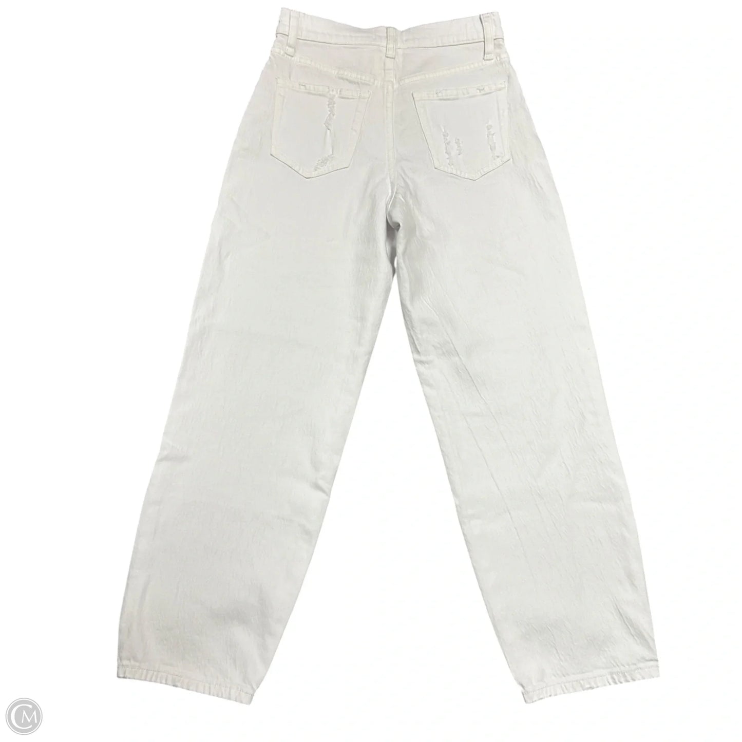 Jeans Straight By Evereve In White, Size: 2