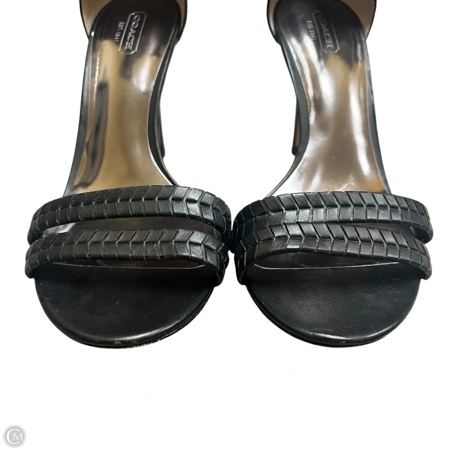 Shoes Designer By Coach In Black, Size: 10
