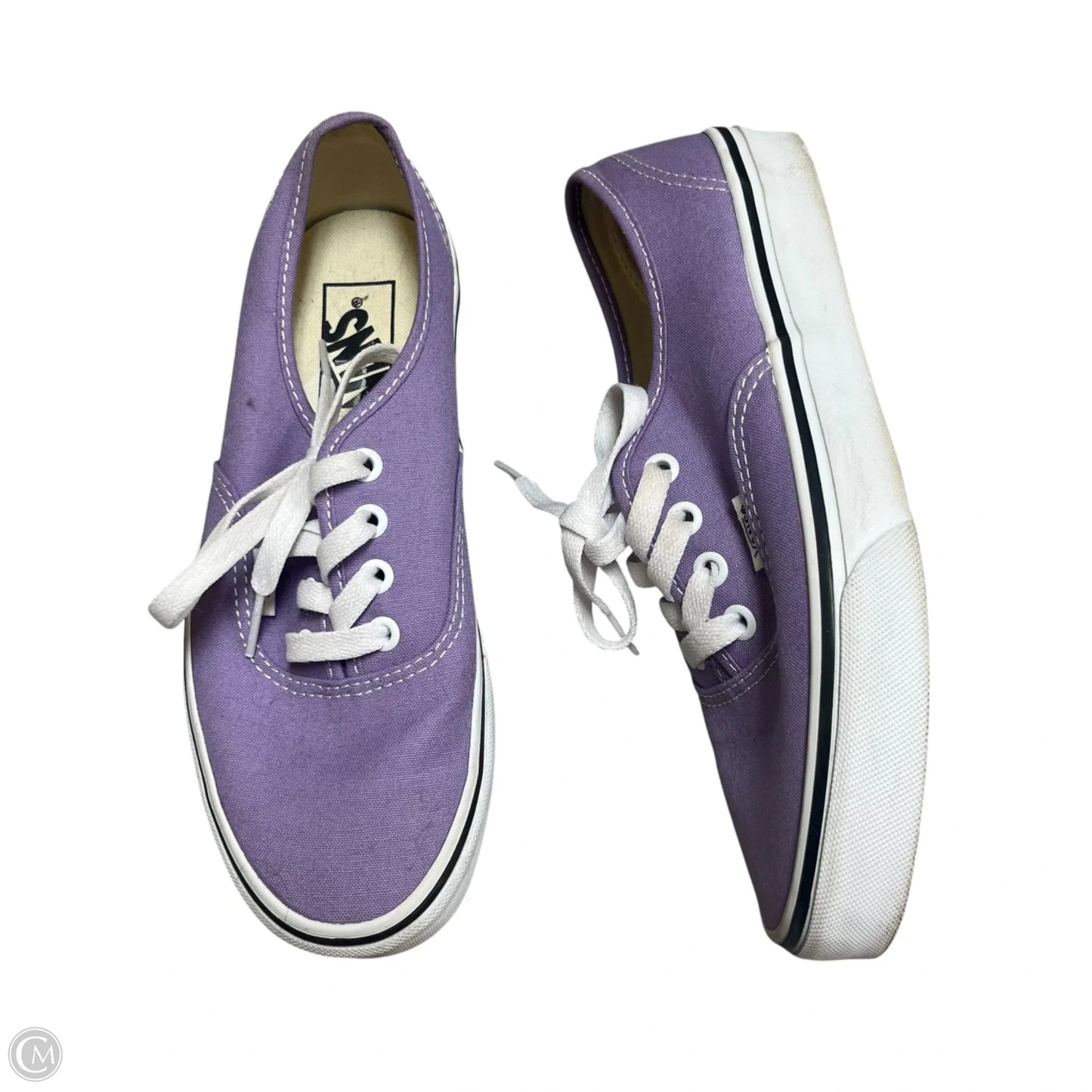 Shoes Sneakers By Vans In Purple, Size: 7.5