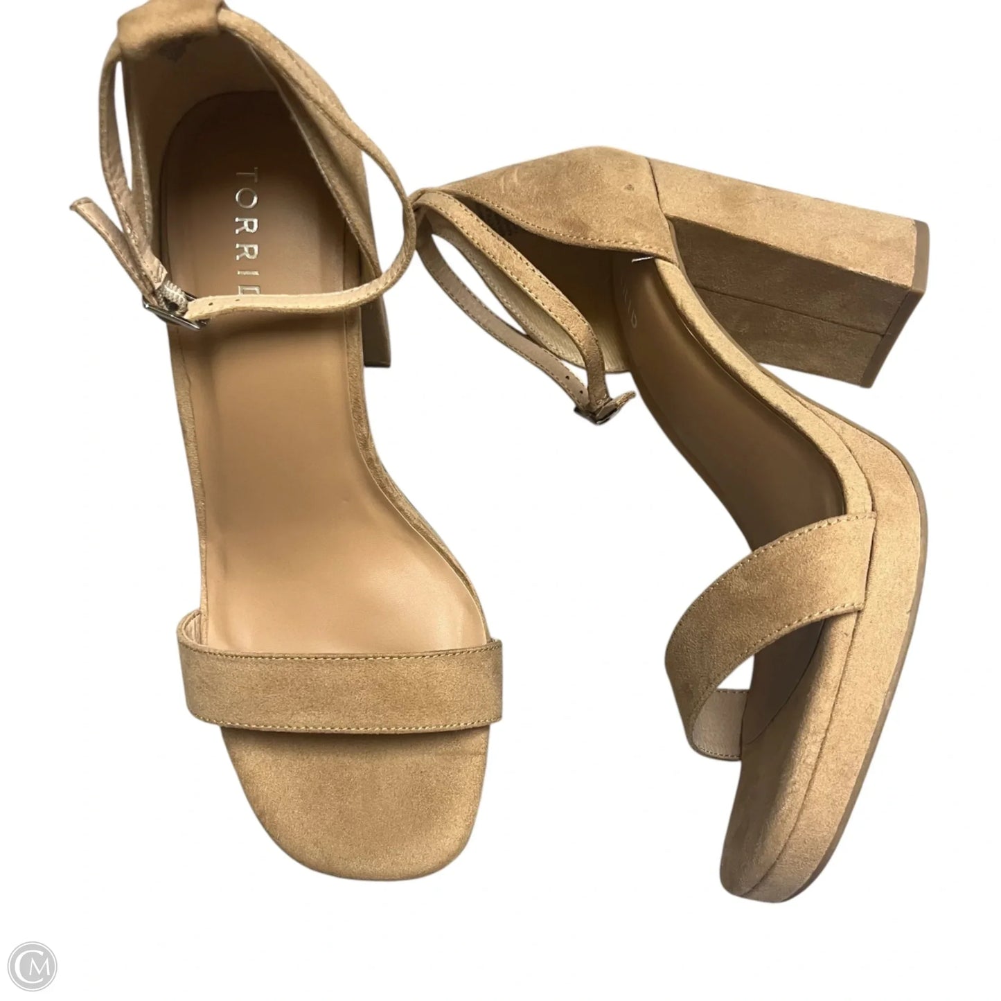 Shoes Heels Block By Torrid In Tan, Size: 10