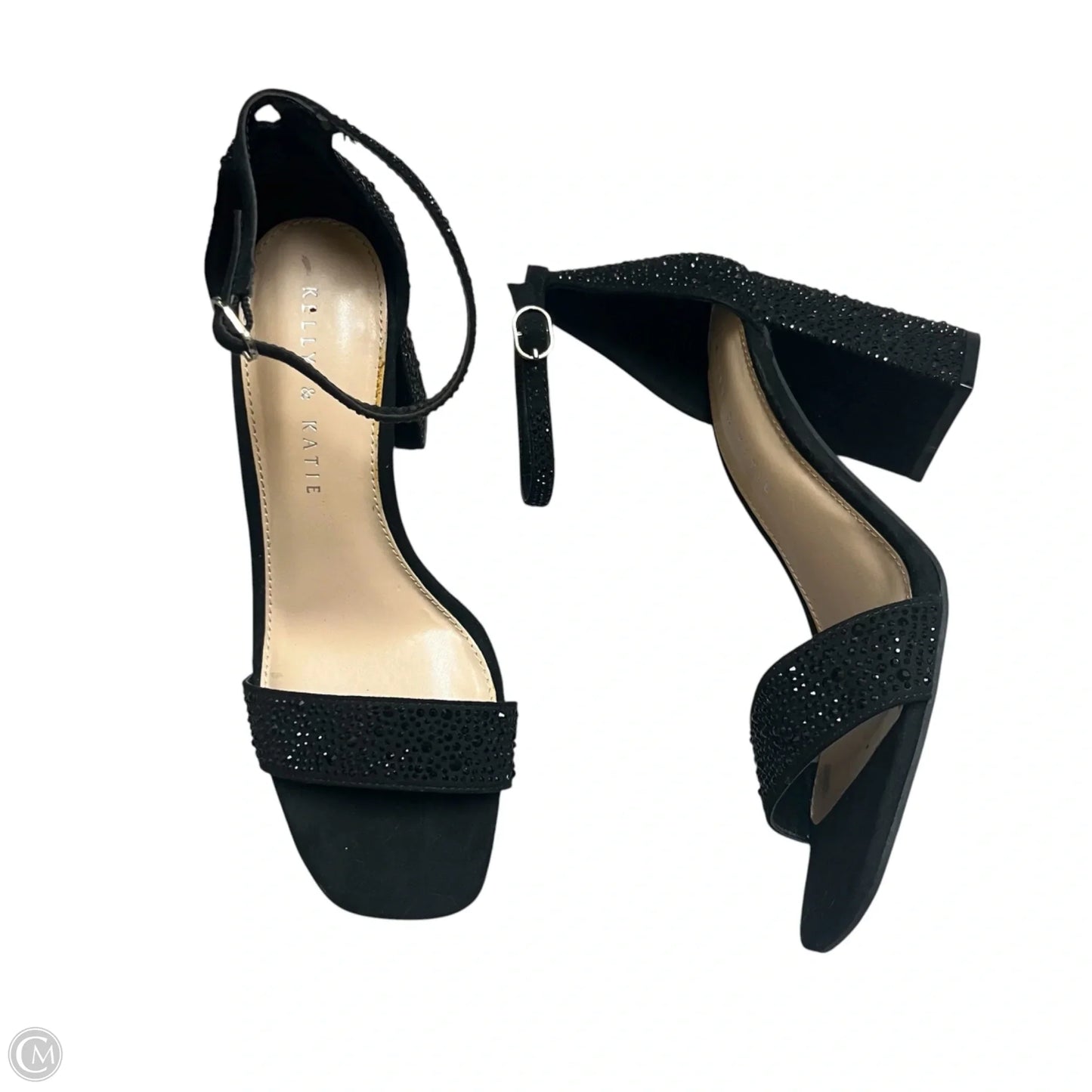 Shoes Heels Block By Kelly And Katie In Black, Size: 7