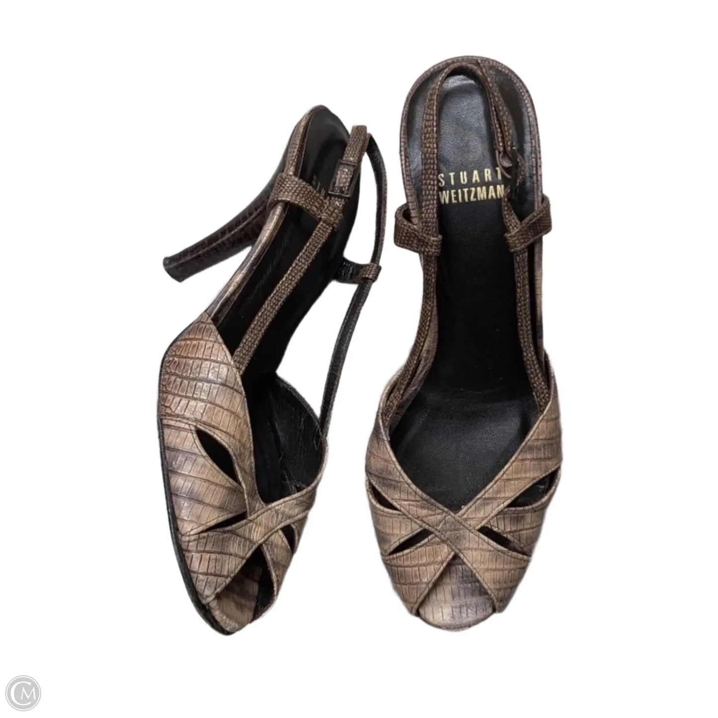 Shoes Designer By Stuart Weitzman In Brown, Size: 6