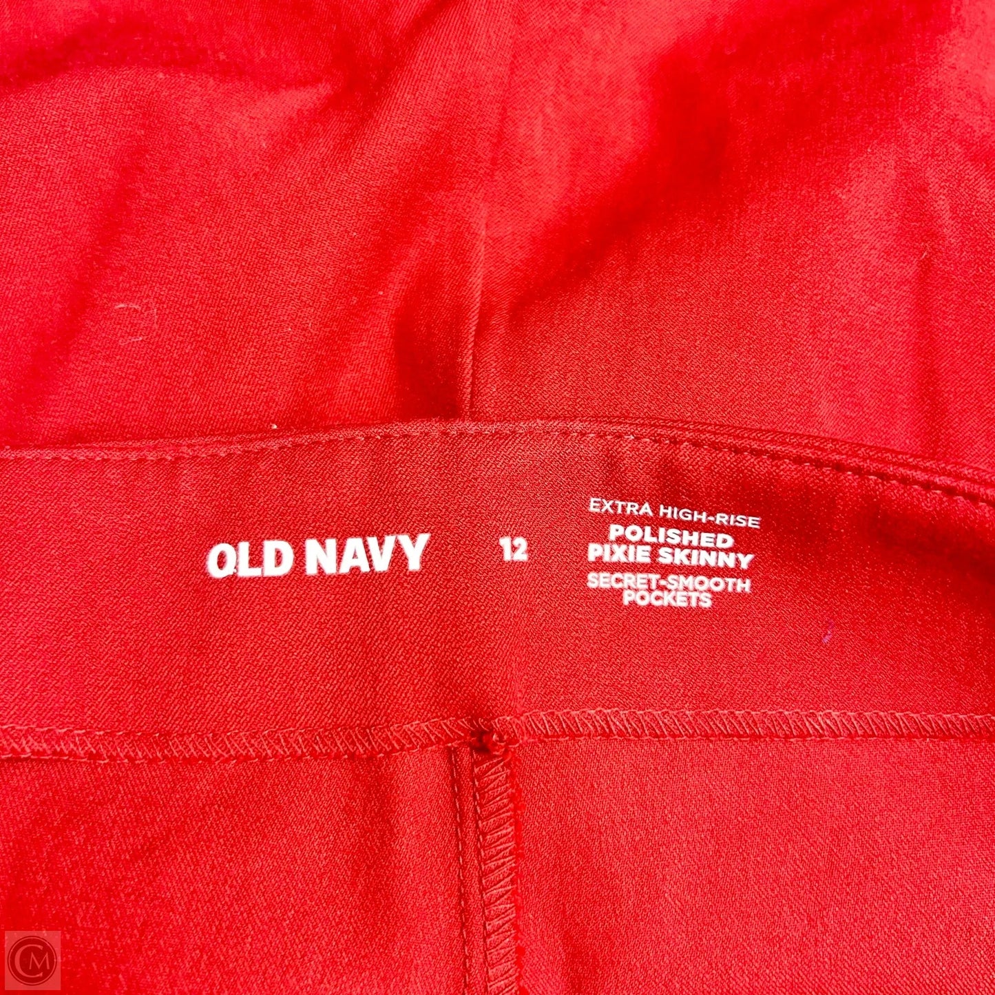 Pants Cropped By Old Navy In Red, Size: 12