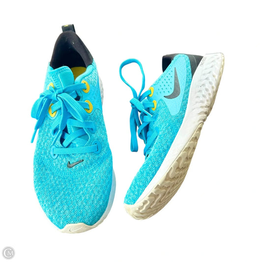 Shoes Athletic By Nike In Blue, Size: 5.5