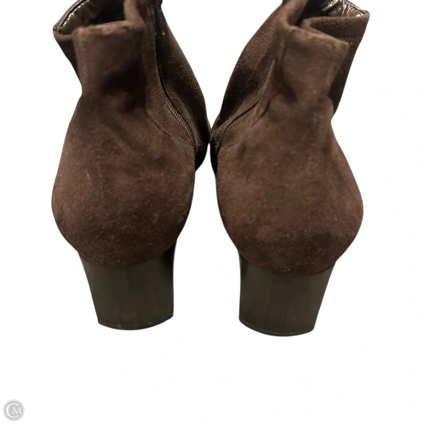 Boots Ankle Heels By Franco Sarto In Brown, Size: 11