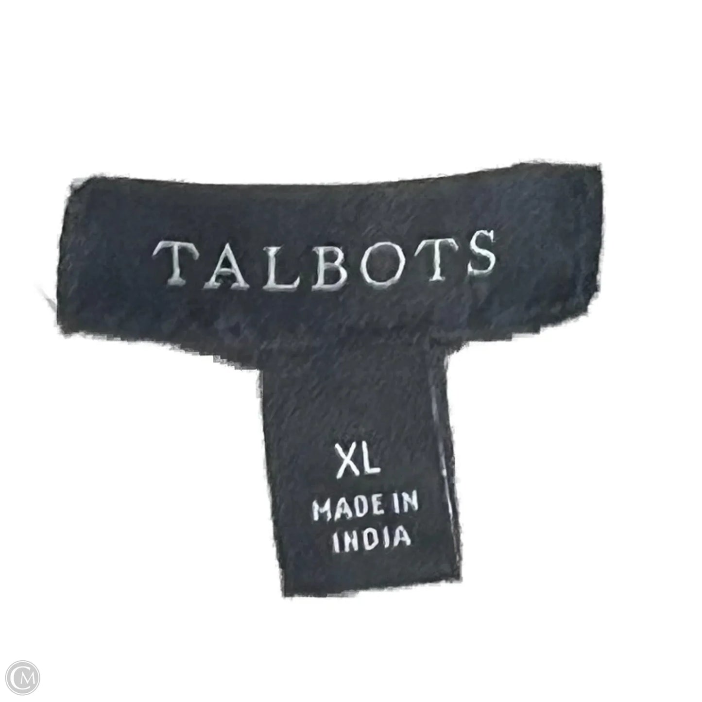 Top Long Sleeve By Talbots In Taupe, Size: Xl