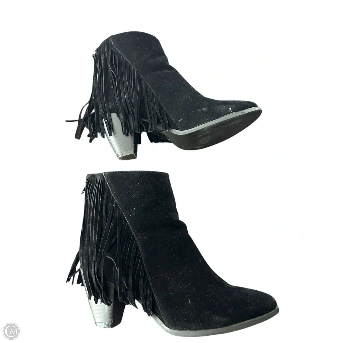 Boots Ankle Heels By Bowmilel In Black, Size: 7