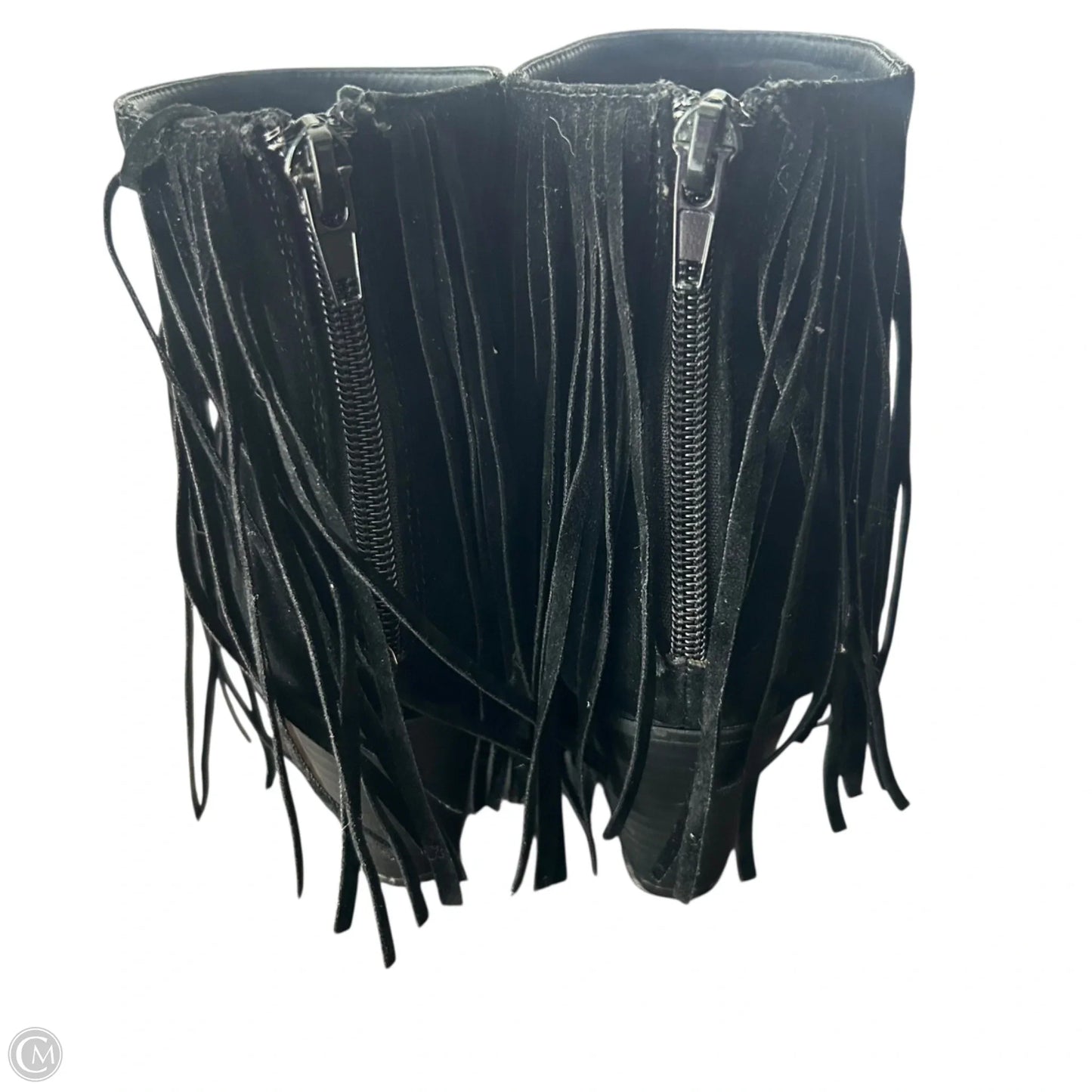 Boots Ankle Heels By Bowmilel In Black, Size: 7