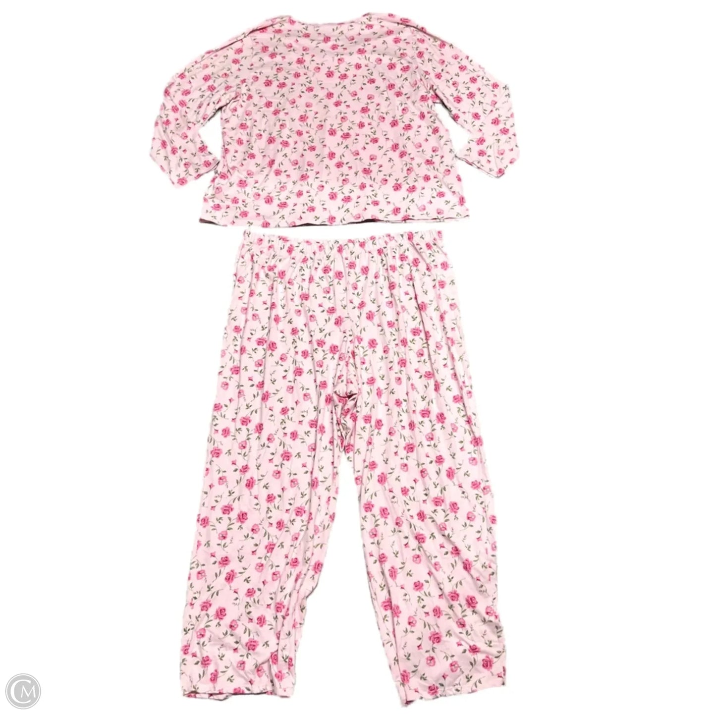 Pajamas 2pc By Charter Club In Pink, Size:  3x