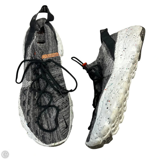 Shoes Sneakers By Nike In Grey & Orange, Size: 8