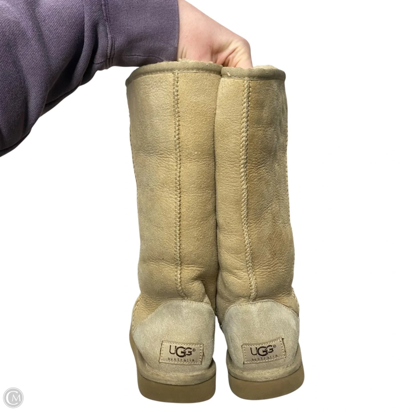 Boots Designer By Ugg In Tan, Size: 7