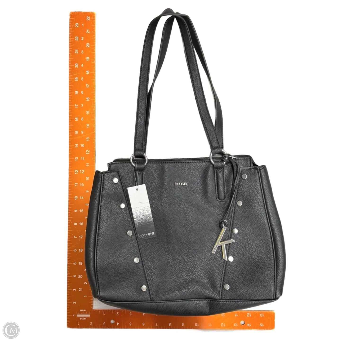 Handbag Leather By Kensie, Size: Medium