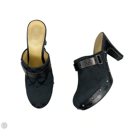 Shoes Designer By Coach In Black, Size: 8.5