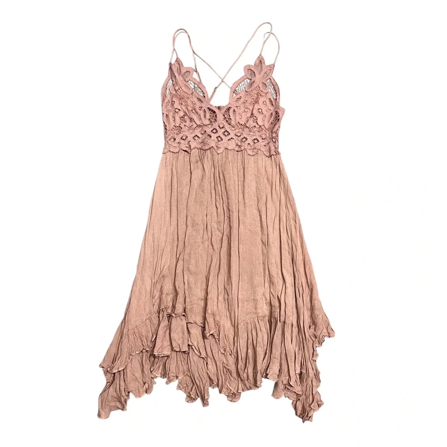 Dress Casual Short By Free People In Mauve, Size: Xs