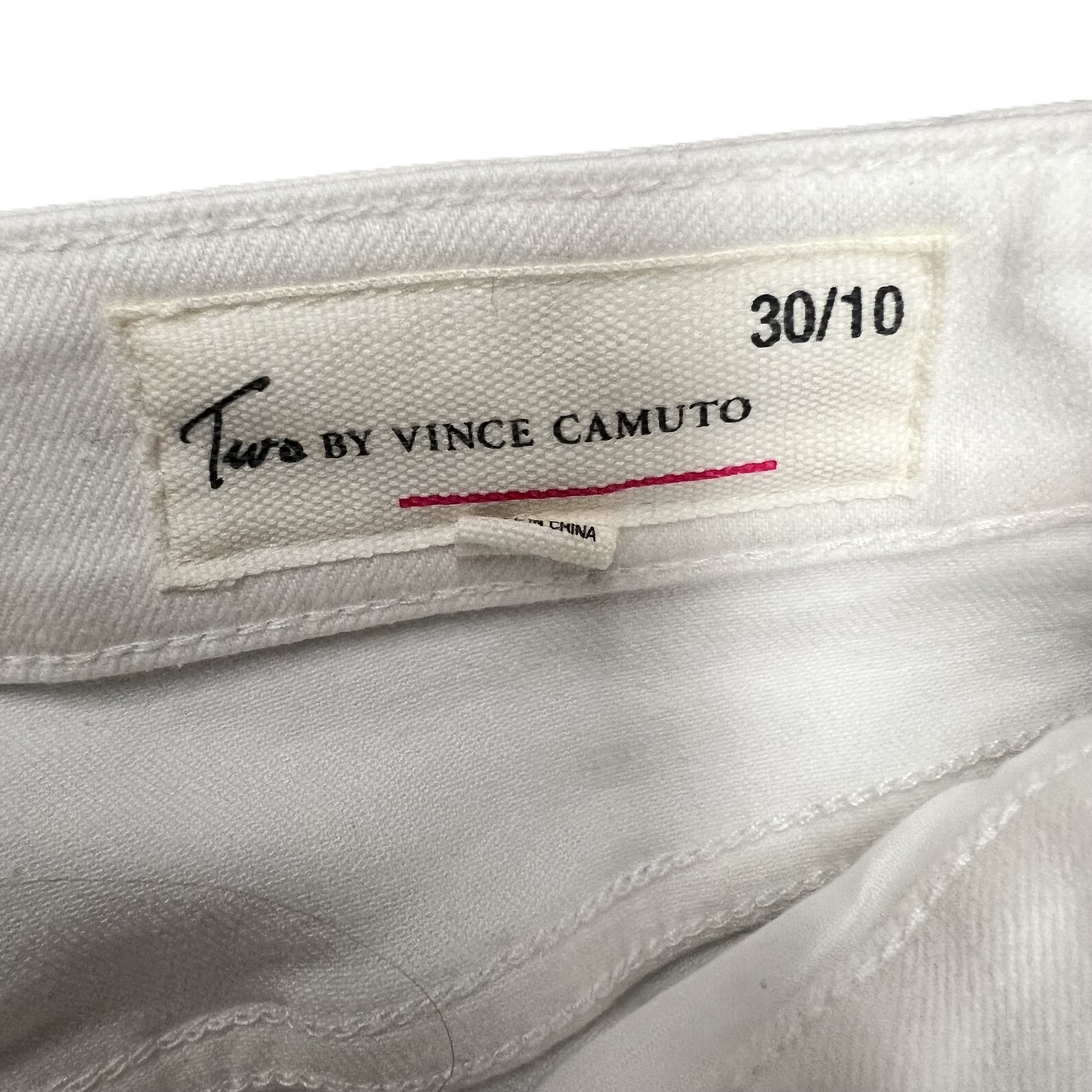 Jeans Skinny By Vince Camuto In White, Size: 10