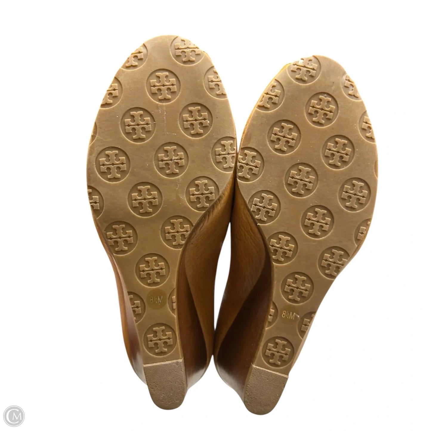 Shoes Designer By Tory Burch In Gold & Tan, Size: 8.5