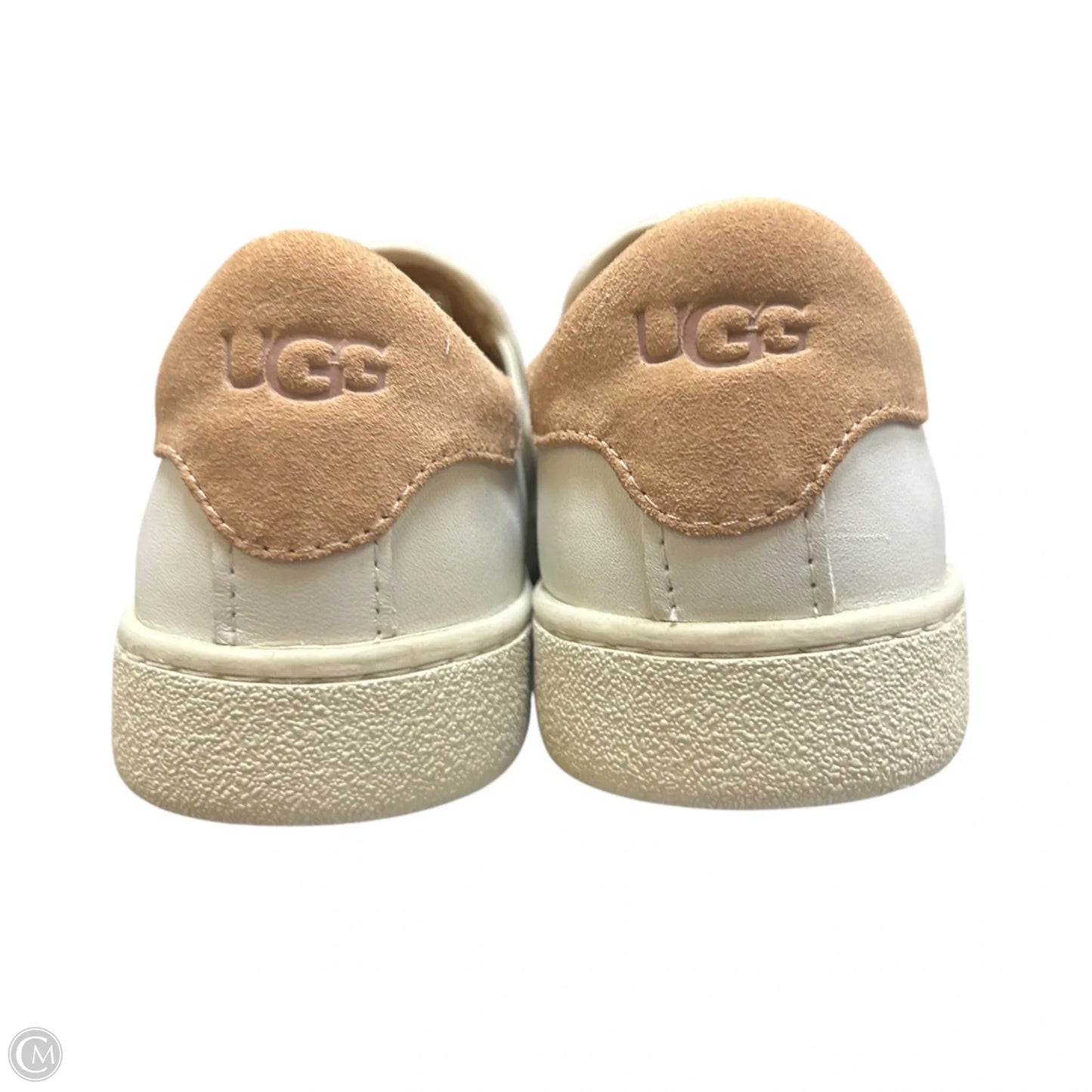 Shoes Designer By Ugg In Brown & White, Size: 9