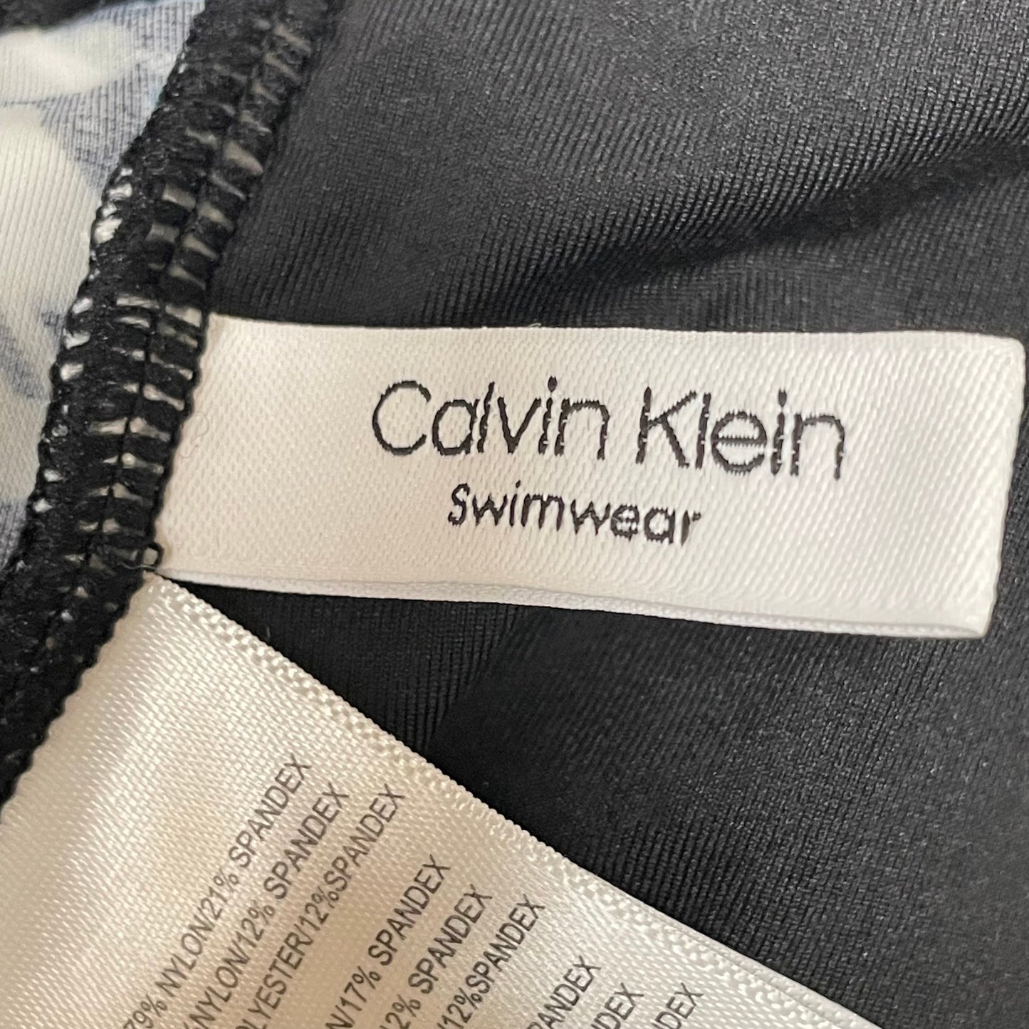 Black Swimsuit By Calvin Klein, Size: S