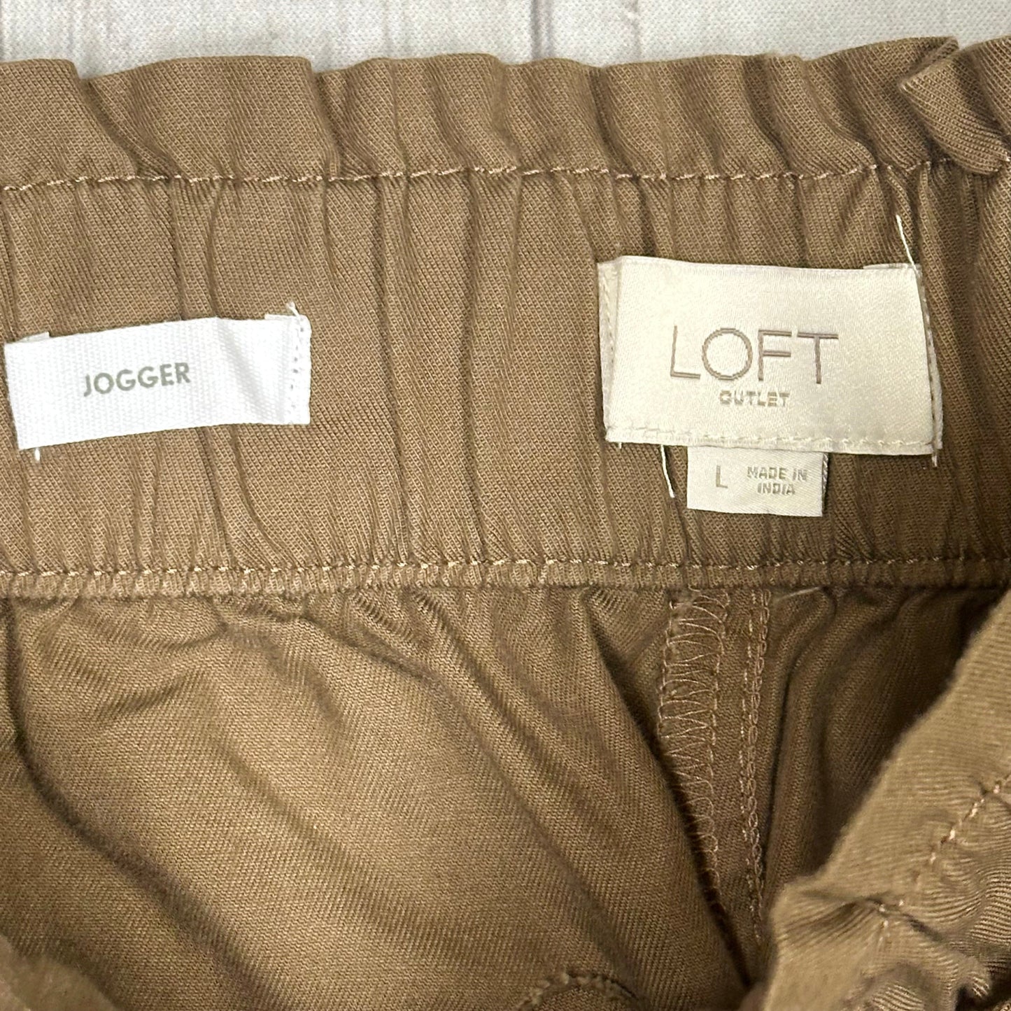 Pants Joggers By Loft In Brown, Size: L