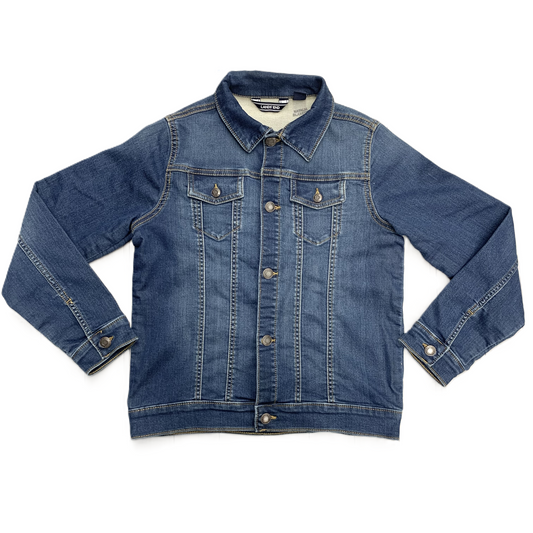 Jacket Denim By Lands End In Blue Denim, Size: M