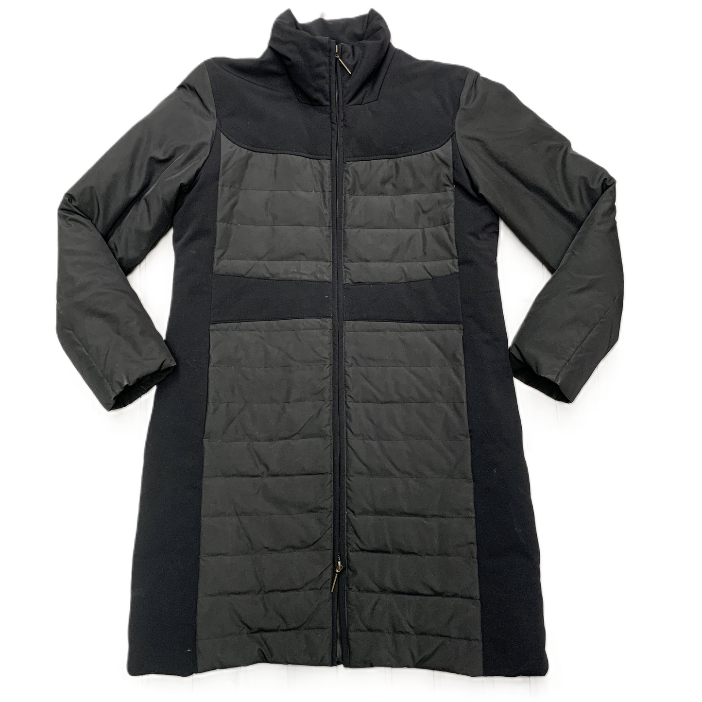 Jacket Puffer & Quilted By Via Spiga In Black, Size: L