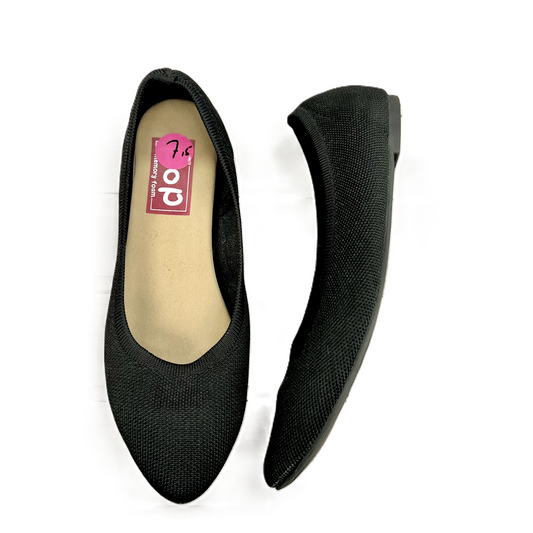 Shoes Flats By Pop In Black, Size: 7.5