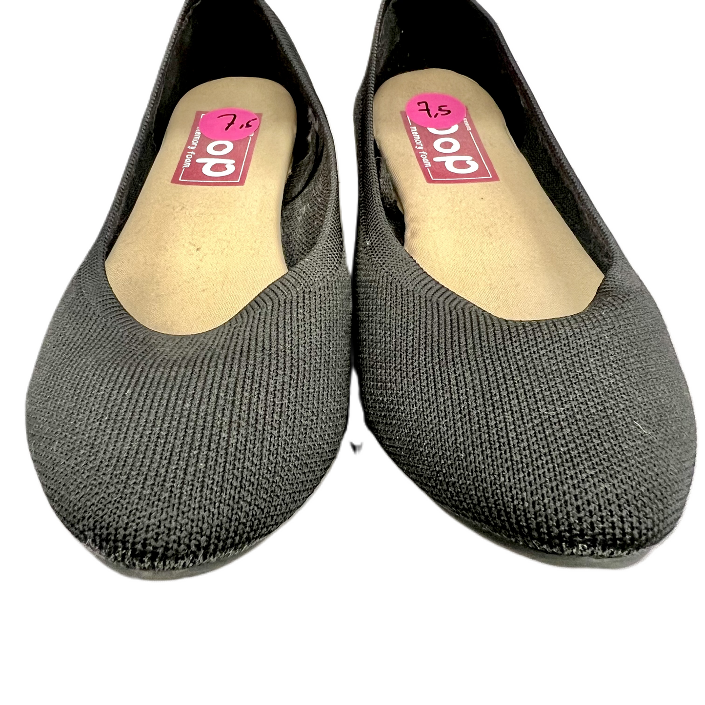 Shoes Flats By Pop In Black, Size: 7.5