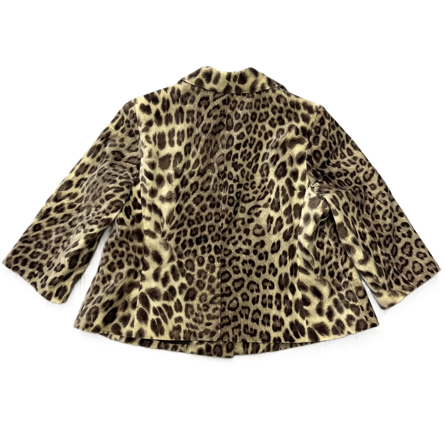 Blazer By Talbots In Animal Print, Size: 1x