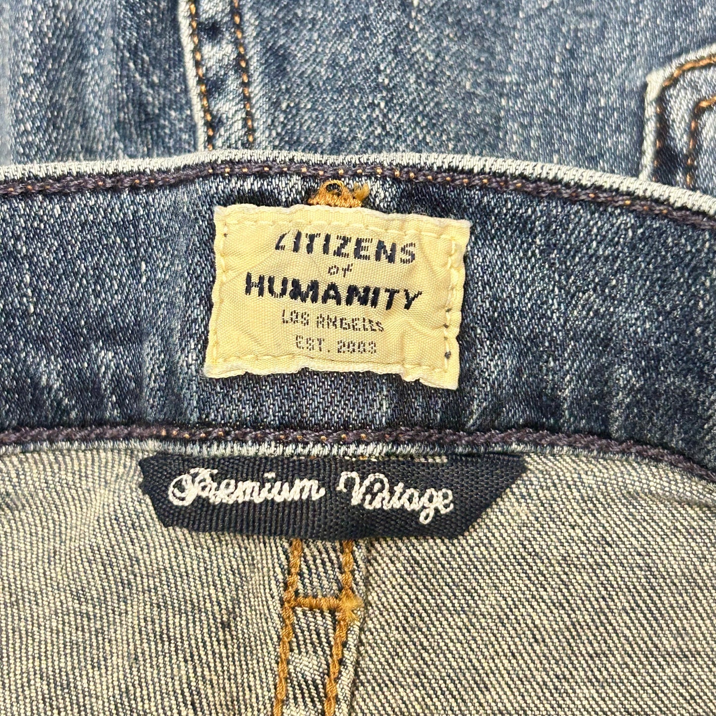 Jeans Skinny By Citizens Of Humanity In Blue Denim, Size: 12