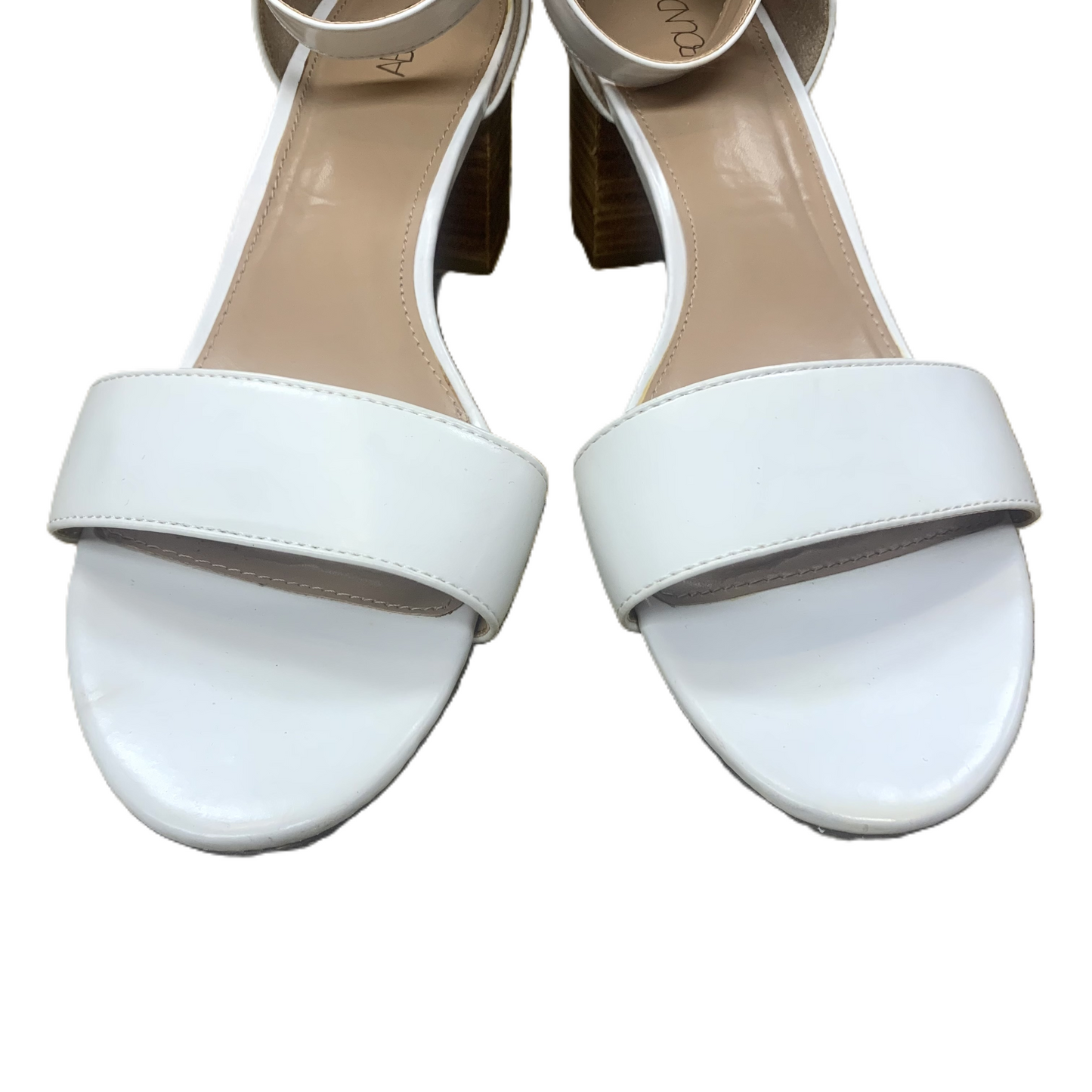 Sandals Heels Block By Abound In White, Size: 11