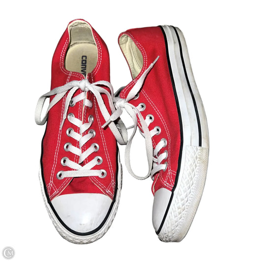 Shoes Sneakers By Converse In Red & White, Size: 11